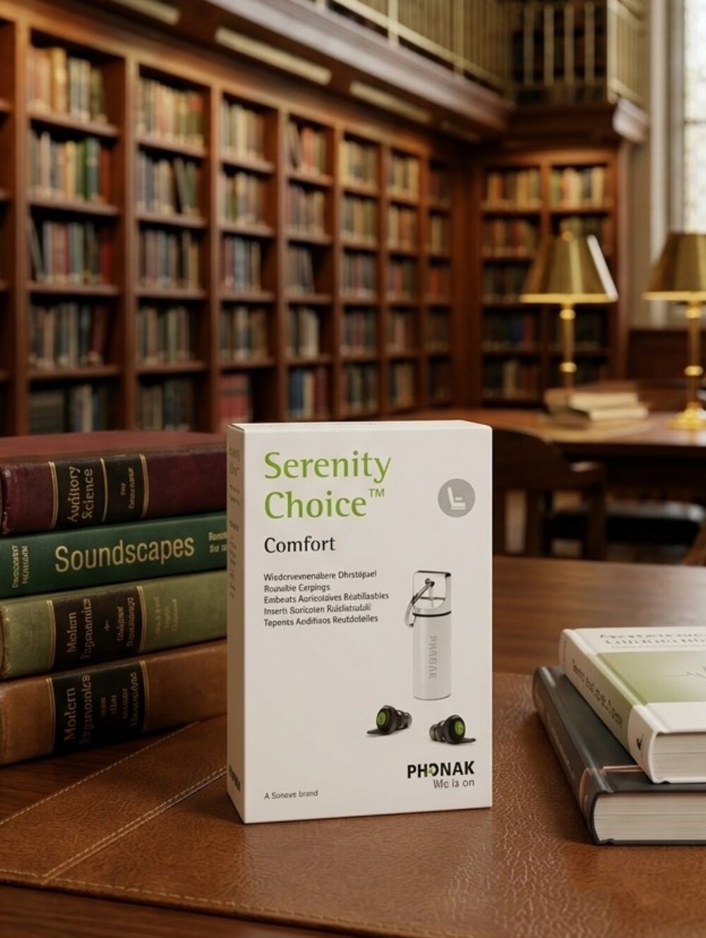 Phonak Serenity Choice Comfort Reusable Earplugs For Busy Work Areas For Focus
